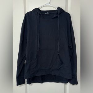 Mono B Oversized Black Hoodie Sweatshirt High Low Size Medium